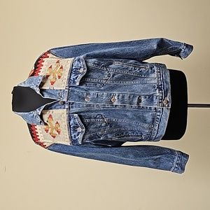 Jensen Smith Cowboy Code Denim Tapestry Jacket Medium